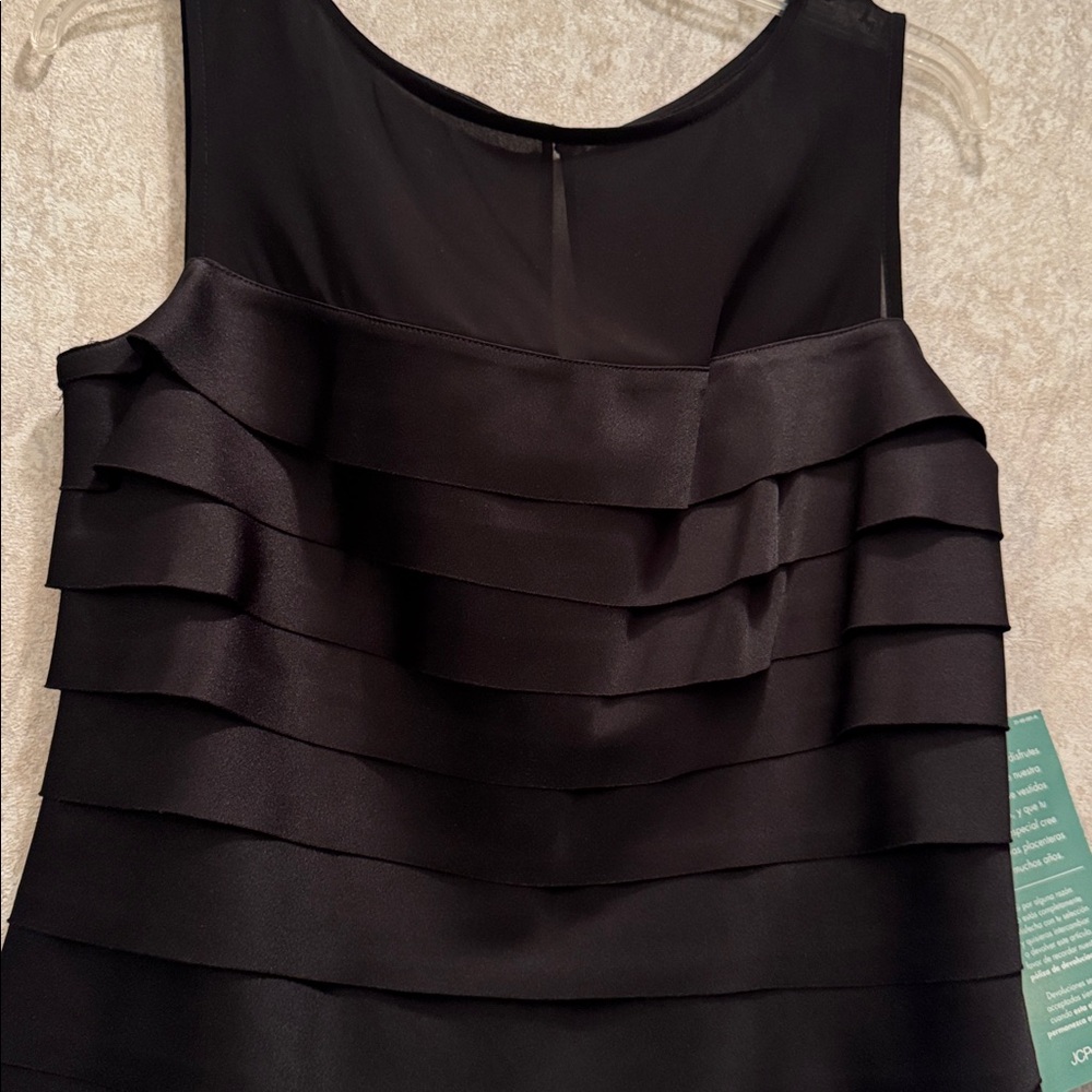 NWT JCPenney Black Layered Dresss - Picture 6 of 16